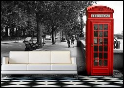 travel themed furniture - British Telephone Booth Display Cabinet-london wall mural - British Telephone Booth Authentic Replica - Decorate a Travel Themed Bedroom 